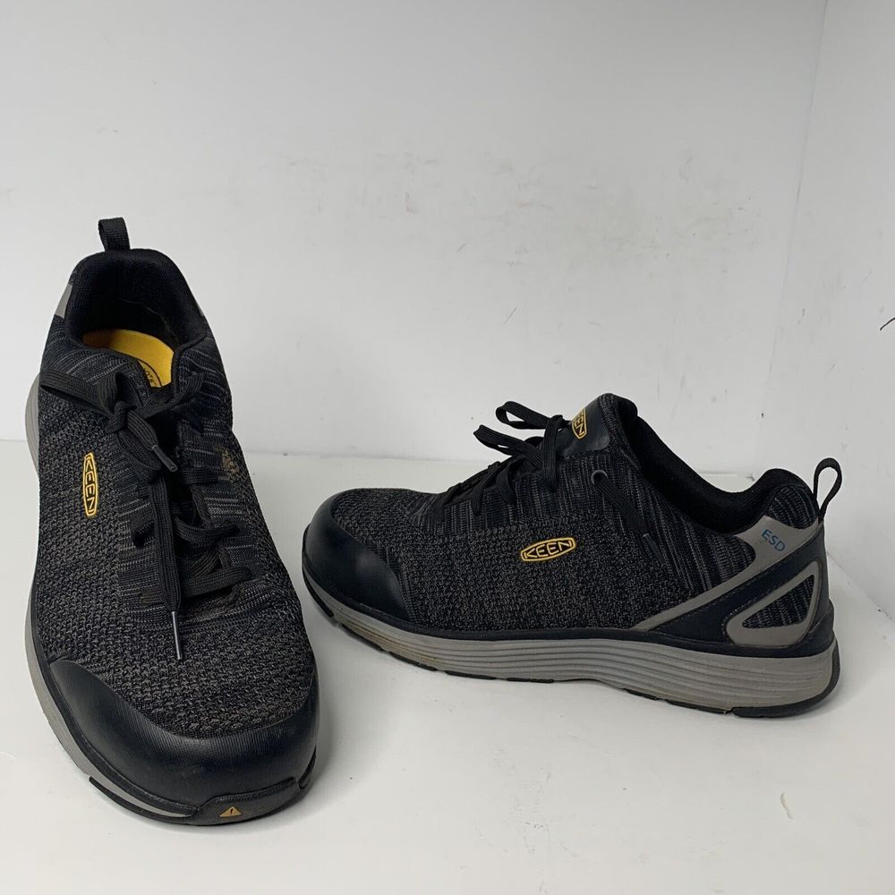 KEEN Utility Men's Sparta Low Height Alloy Toe Comfortable‎ ESD Work Shoe 12D